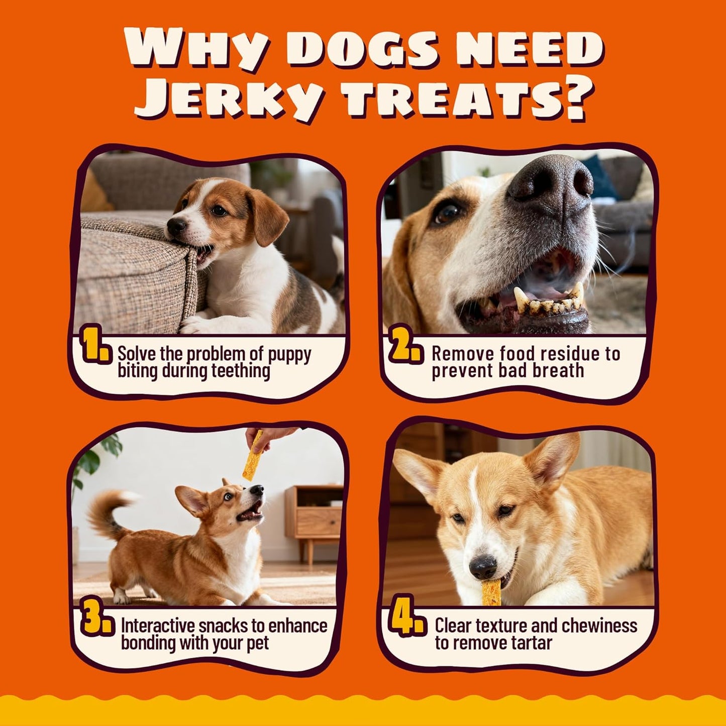 23.28oz Chicken & Pumpkin Jerky Dog Treats - Grain Free, Limited Ingredient Dog Snacks - All Natural Chewy Dog Treats for Digestive Health - Training Treats for All Dog Sizes