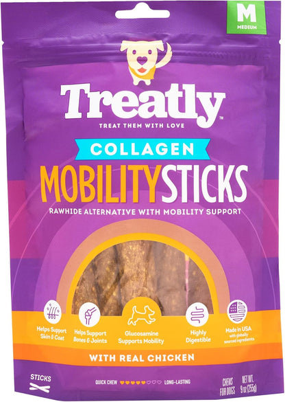 Collagen Smart Sticks Dog Treats - Chicken & Sweet Potato Flavor, 9oz/1 Pack