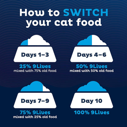 9Lives Indoor Essentials Dry Cat Food for Adult Cats with Chicken & Salmon Flavors, 3.15 lb. Bag (Pack of 4)