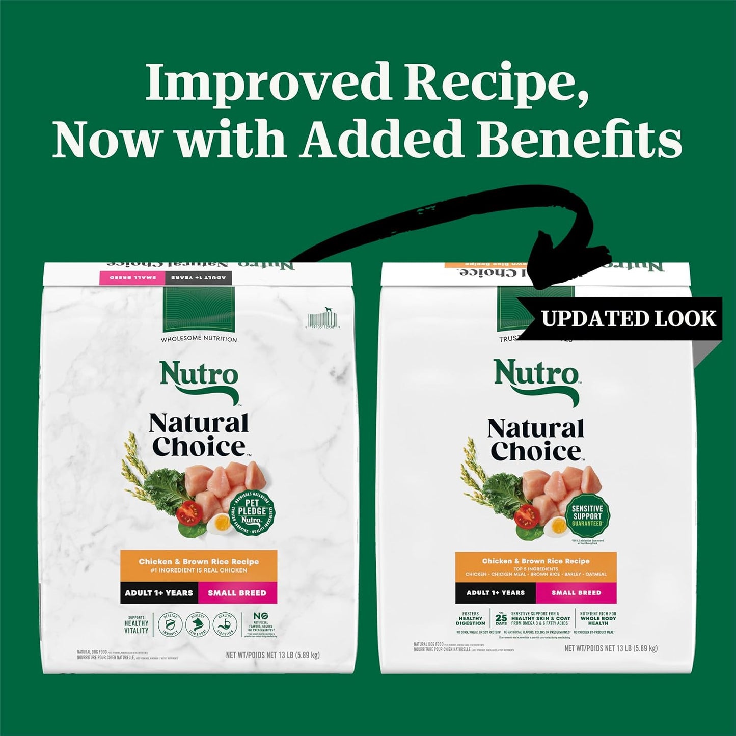 Nutro Natural Choice Small Breed Dog Food Dry, Chicken & Brown Rice Recipe, 13 lb. Bag