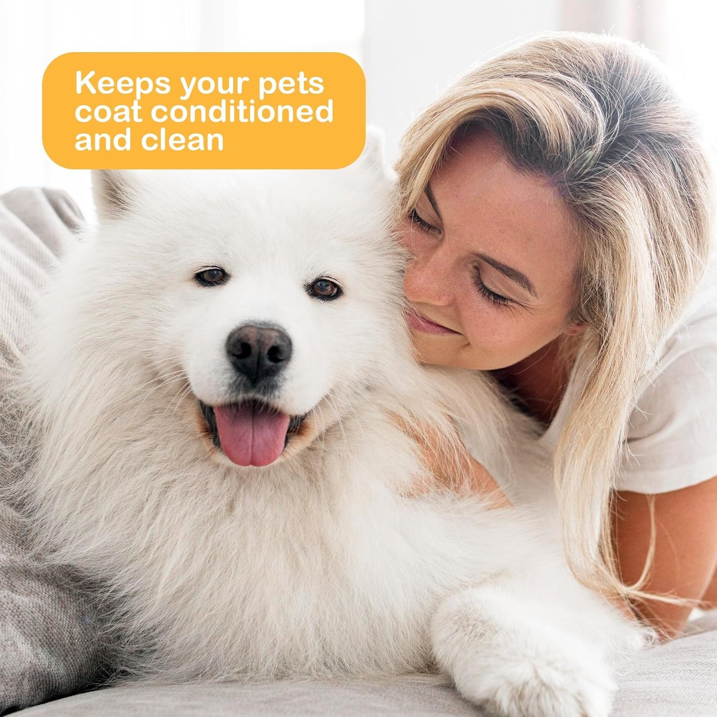 SONO Dog Wipes - Gentle Pet Wipes for Paws, Butt, Face & Body - Cleaning, Deodorizing, Puppy & Cat Friendly - Unscented, 100 Count