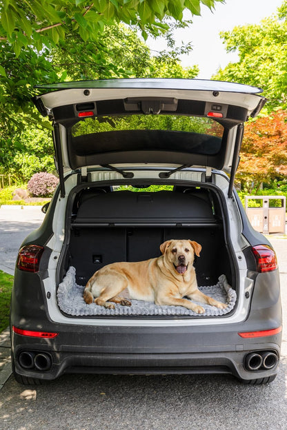 Dog Bed Mat for Car Back Seat, Non-Slip Pet Seat Cover & Travel Bed Mats, Fits Truck Backseat Extenders and Universal Vehicle Seats Protectors 24.8x54 inch