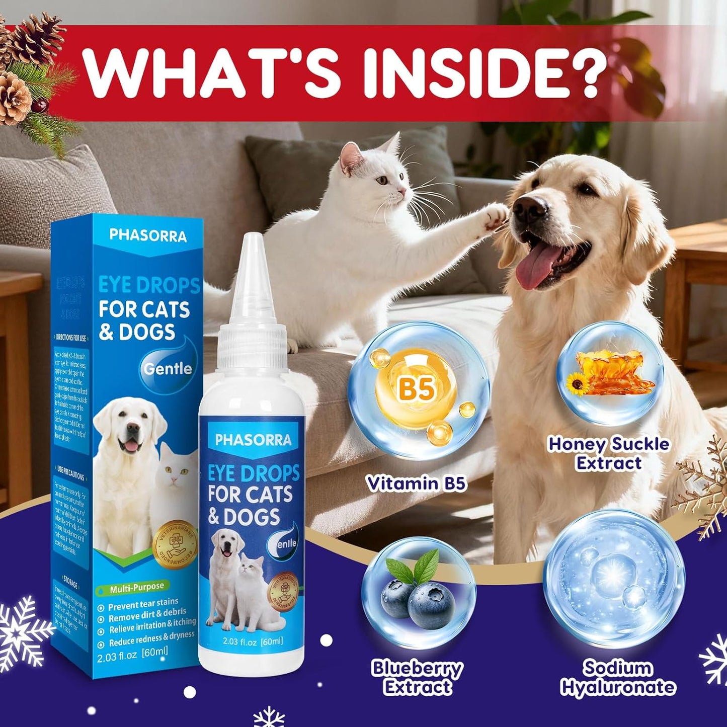 Dog Eye Wipes & Dog Eye Drops