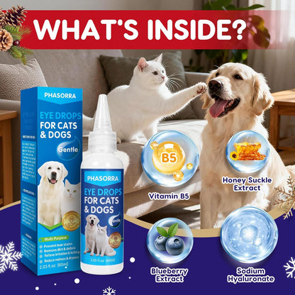 Dog Eye Wipes & Dog Eye Drops