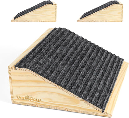 Dog Ramp for Stairs, Non-Slip Dog Stairs, Low-Angled Pet Ramps for Small Dogs and Cats, Medium Dogs, Step and Stair Assist for Injured and Older Pets, 2 Pack