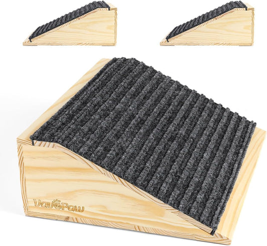 Dog Ramp for Stairs, Non-Slip Dog Stairs, Low-Angled Pet Ramps for Small Dogs and Cats, Medium Dogs, Step and Stair Assist for Injured and Older Pets, 2 Pack