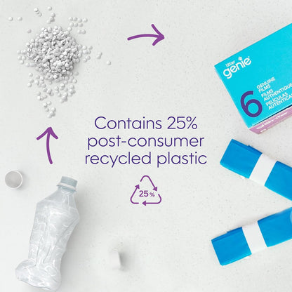 Litter Genie Refill Bags | Stand Alone Genuine Film 6 pk | Compatible with Litter Genie Standard and Jumbo Refills | Ultimate Odor Control Cat Litter Bags | Up to 12 Months of Supply for one cat