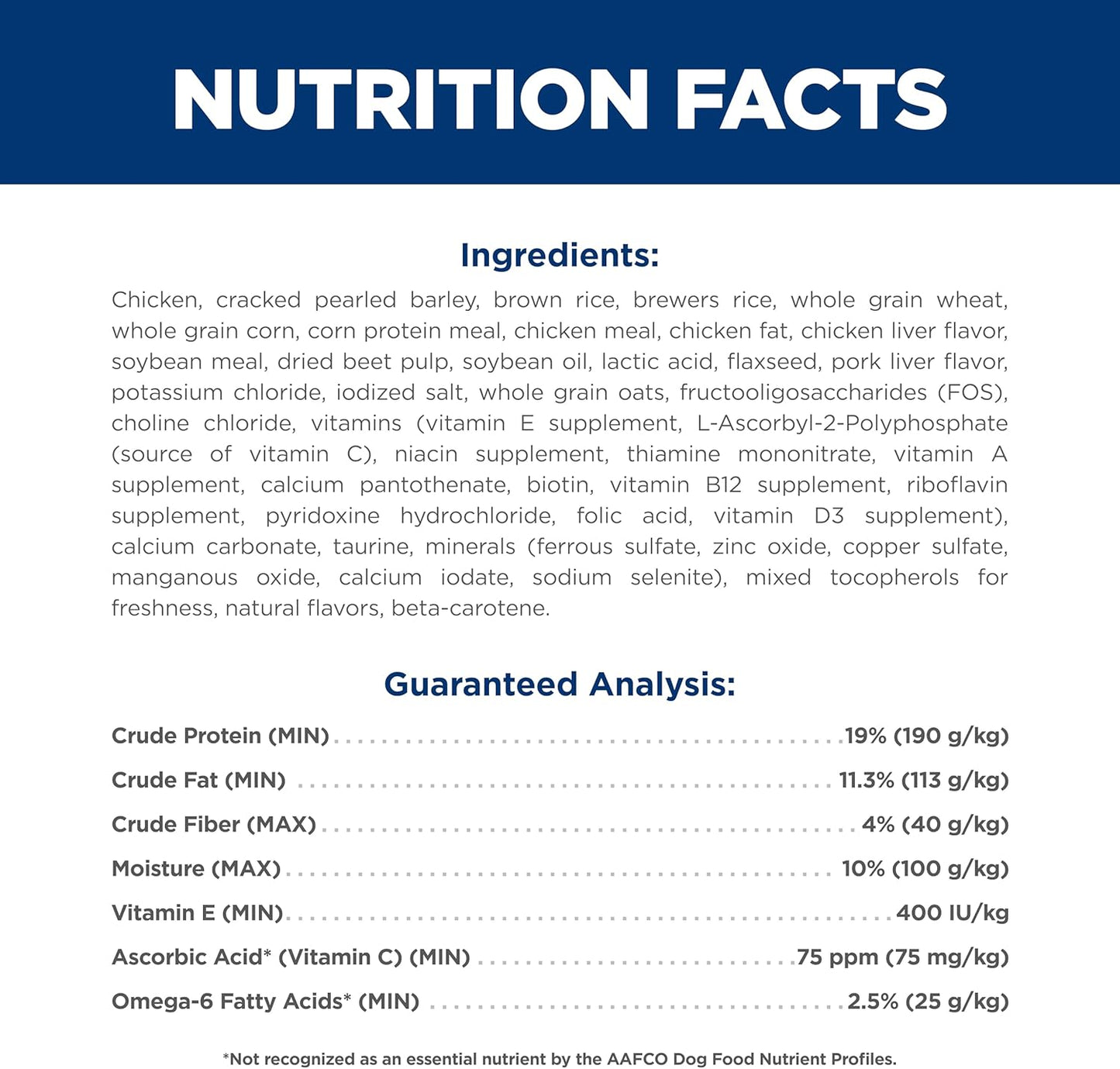 Hill's Science Diet Adult 1-6, Adult 1-6 Premium Nutrition, Small Kibble, Dry Dog Food, Chicken & Barley, 5 lb Bag