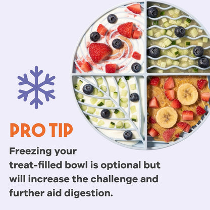 Awoo Paradise - Silicone Dog & Cat Lick Mat and Slow Feeder with Suction Cups - Non-Slip, Dishwasher Safe Pet Dish - Extends Mealtime for Fast Eaters and Reduces Anxiety - For Wet & Dry Food (Fuschia)