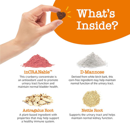 Zesty Paws Cranberry Supplement for Dogs - Bladder Control for Dogs - Urinary Tract Support - Cranberry Chews - Immune & Gut Support - Chicken - 90 Count