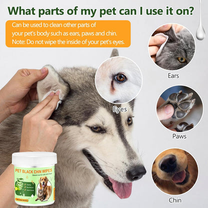Pet Wipes for Dogs & Cats, Dog Grooming Wipes for Eyes, Paws, Ears,Chin, Unscented Soft pet Wipes 200PCS