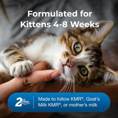 PetAg KMR Kitten Milk Replacer Powder (6 oz) + PetAg KMR 2nd Step Kitten Weaning Food (14 oz)