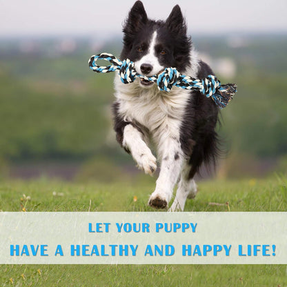 UPSKY Dog Rope Toys 2 Nearly Indestructible Pet Toys for Medium to Large Breed, Dental Cleaning Chew Toys, Dogs Tug Toy for Boredom, Teething for Aggressive Chewers