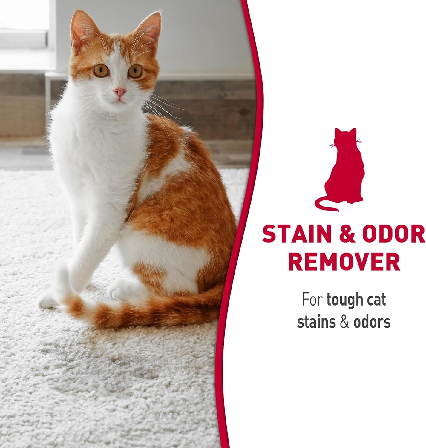 Nature's Miracle Stain & Odor Remover Foaming Aerosol For Cats, 17.5 Oz