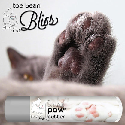 The Blissful Cat Paw Butter, Moisturizer for Dry Paw Pads, Softens and Protects Rough Feet, Versatile, Lick-Safe Balm, 0.15 oz.