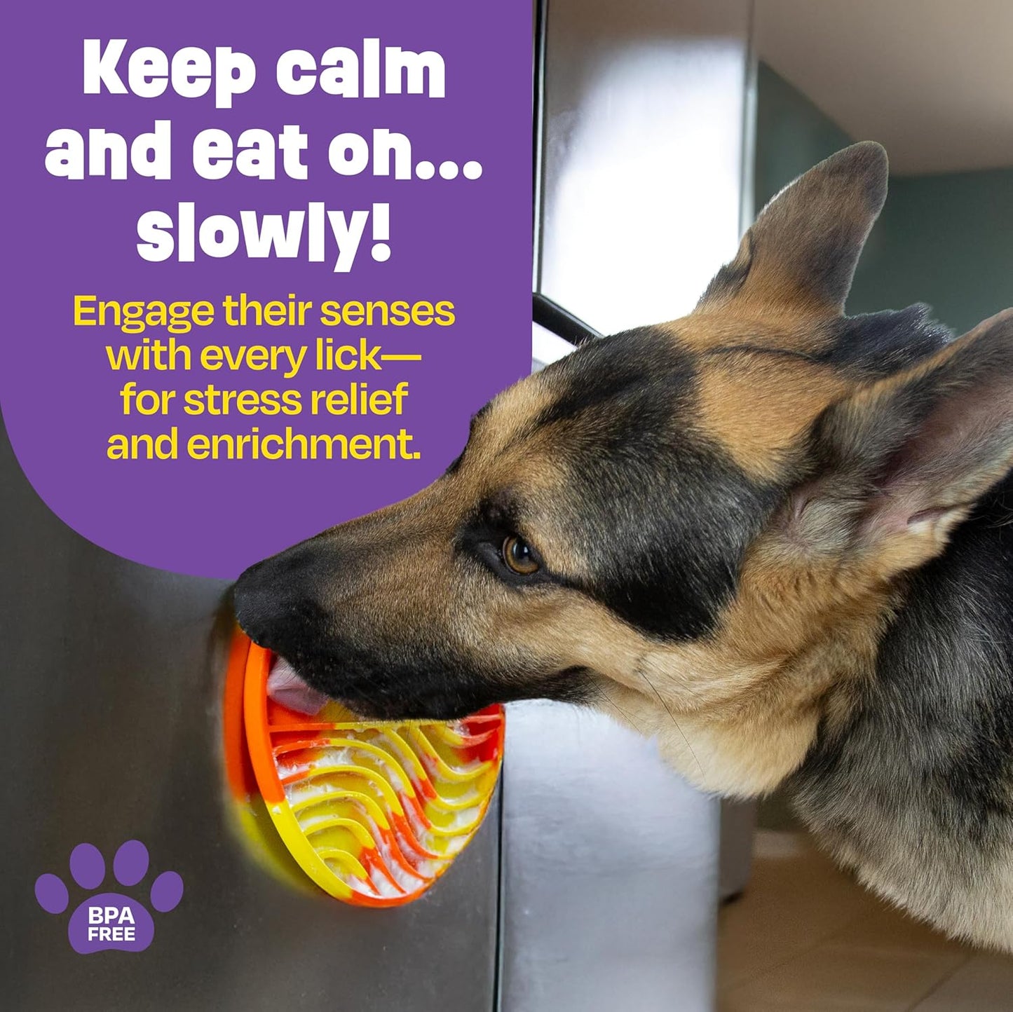 Brightkins Tie Dye Circle Lick Mat, Food Rubber Mat and Snuffle Pet Supplies, Enrichment Puppy Pads Essentials Products, Anxiety Relief Items, Interactive Dog Toys