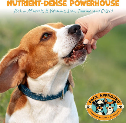 Dog Treats Nutrient Rich Bundle - Chicken Chips, Beef Trachea Smoke Rings, & Beef Heart