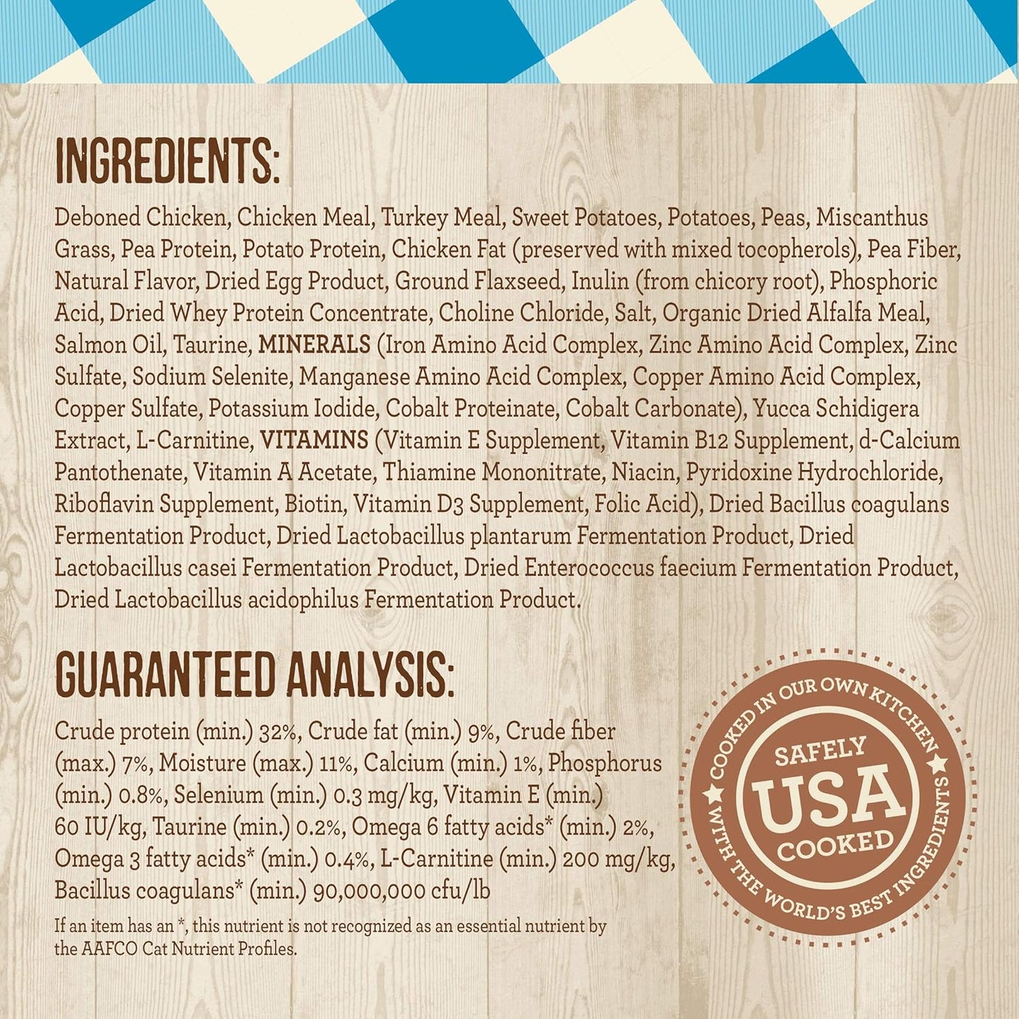 Merrick Purrfect Bistro Grain Free Natural Dry Cat Food For Adult Cats, Real Chicken And Sweet Potato Recipe - 7 lb. Bag