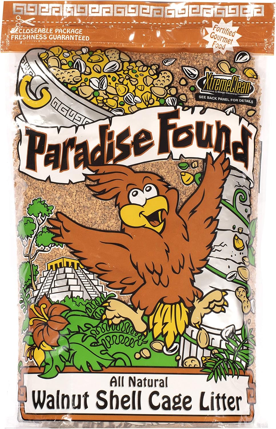 Paradise Found All Natural Walnut Shell Cage Litter (10lb)