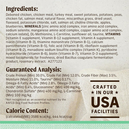 Merrick Lil’ Plates Premium Grain Free Senior Dry Dog Food For Small Dogs, Real Chicken, Sweet Potato Kibble - 4.0 lb. Bag