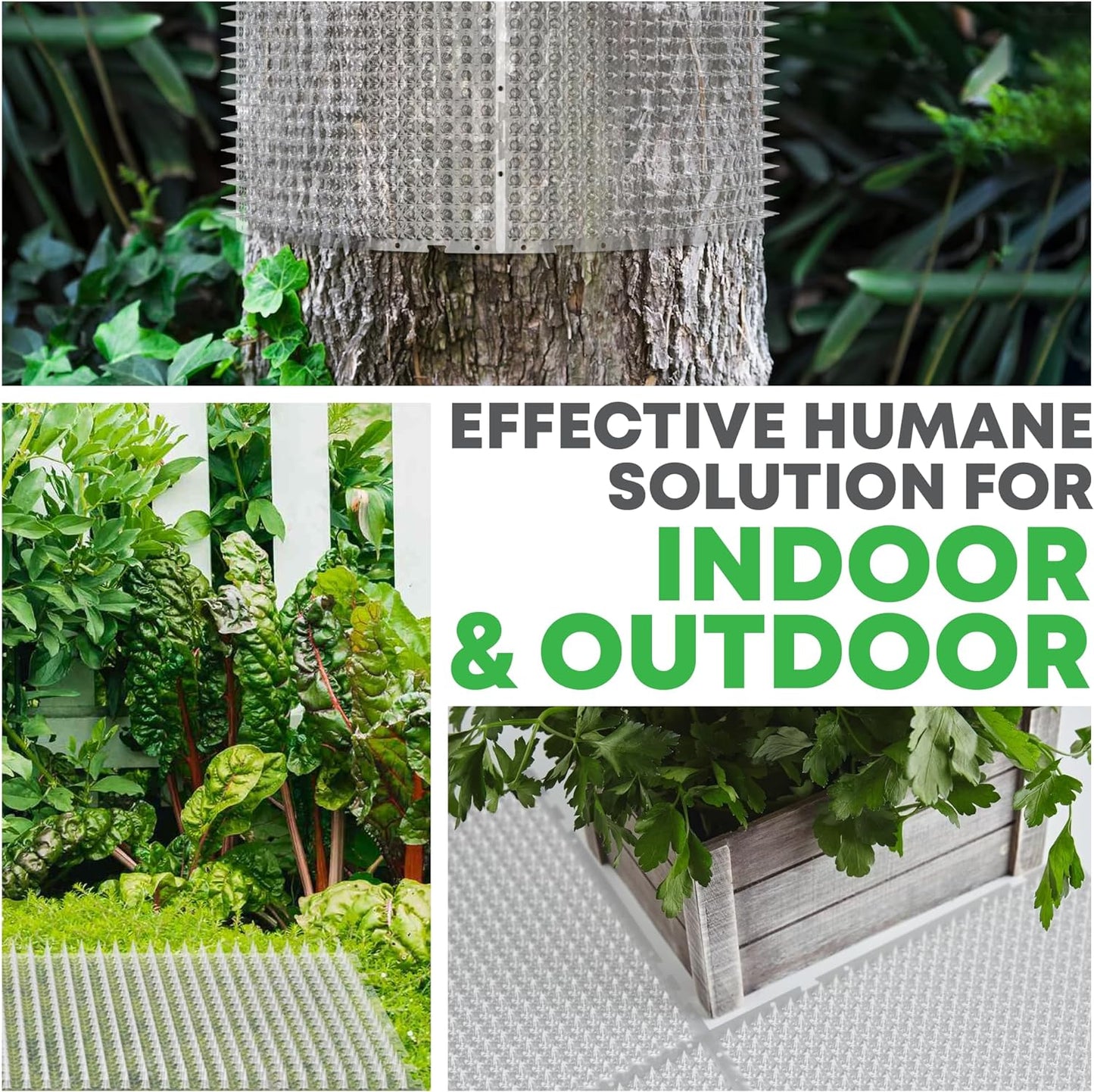 Petfolio 12 Pack Scat Mat for Cats - 16 x 13 Inch Cat Spike Mat with 1 Inch Spike is A Perfect Pet Training Mat Device for Cat Repellent Indoor & Outdoor to Deter Cats & Other Animals for All Seasons