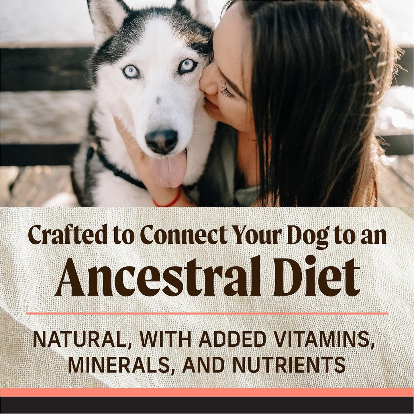 Merrick Backcountry Grain Free Dry Adult Dog Food, Kibble With Freeze Dried Raw Pieces, Pacific Catch With Salmon - 4.0 lb. Bag