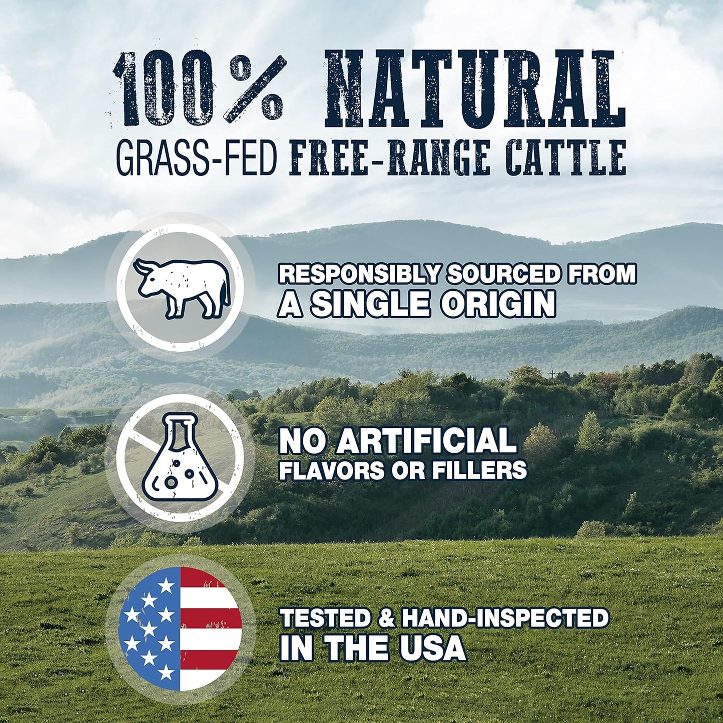 Cadet Bully Hide Sticks for Large Dogs, All-Natural Beef Pizzle, Limited-Ingredient Long-Lasting Dog Chews for Aggressive Chewers, 2 Count