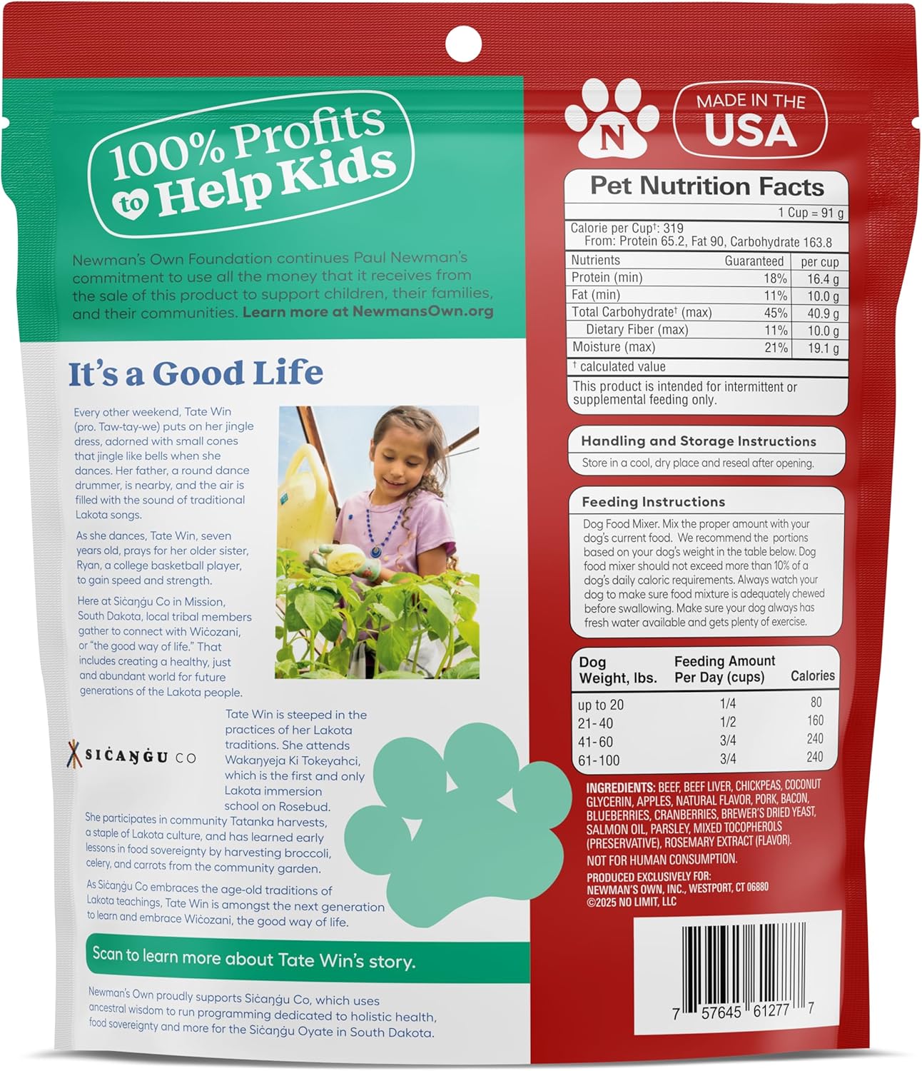 Newman's Own Dog Food Toppers | Variety Pack | Meaty Mixed Grill & Chicken Soup Recipe | 16 oz Bags (Pack of 2)