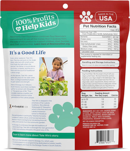 Newman's Own Dog Food Toppers | Variety Pack | Meaty Mixed Grill & Chicken Soup Recipe | 16 oz Bags (Pack of 2)