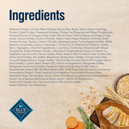 Blue Buffalo True Solutions Hairball Control Natural Dry Cat Food for Adult Cats, Chicken, 11-lb. Bag