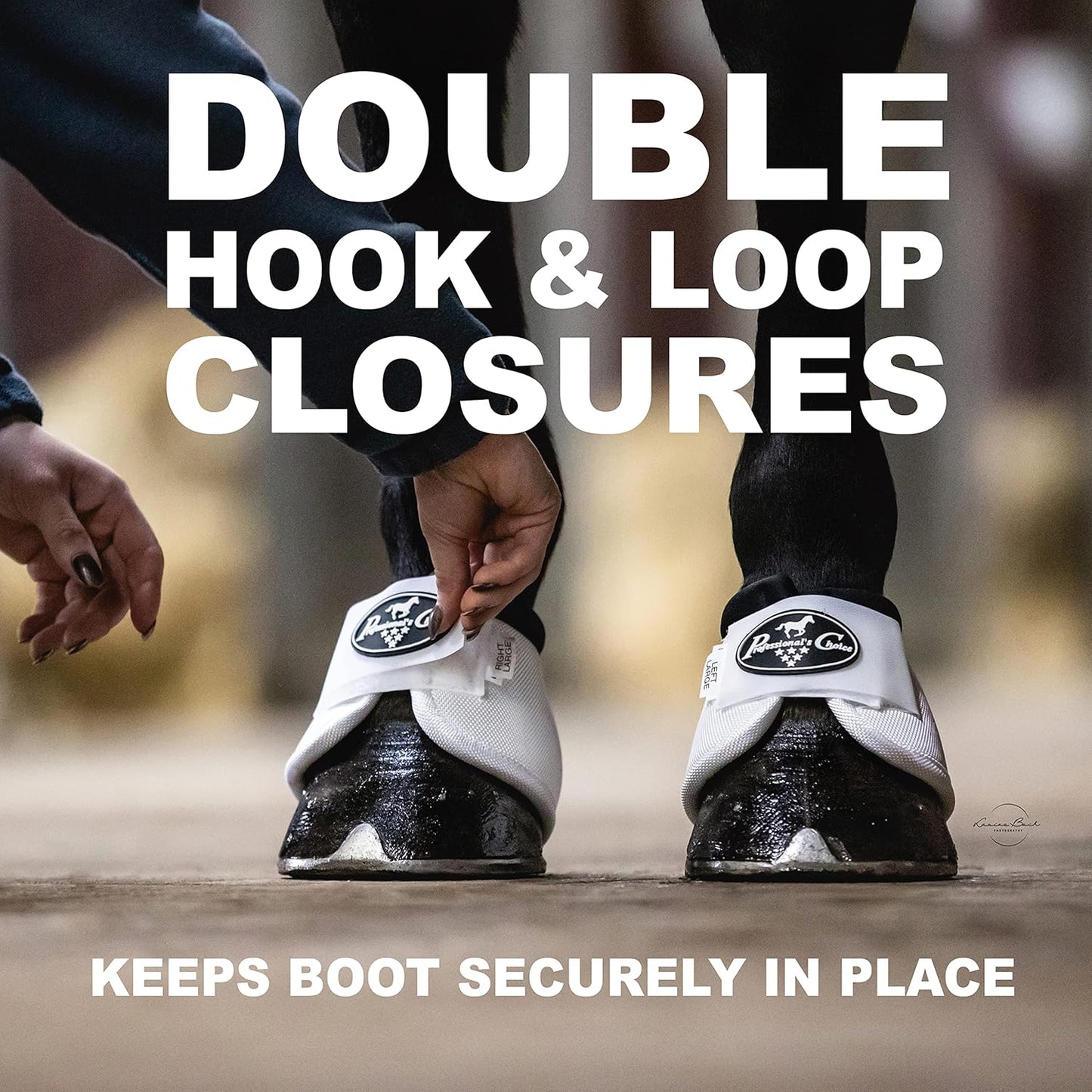 Professional's Choice Horse Equine Overreach Ballistic Bell Boots Navy Blue