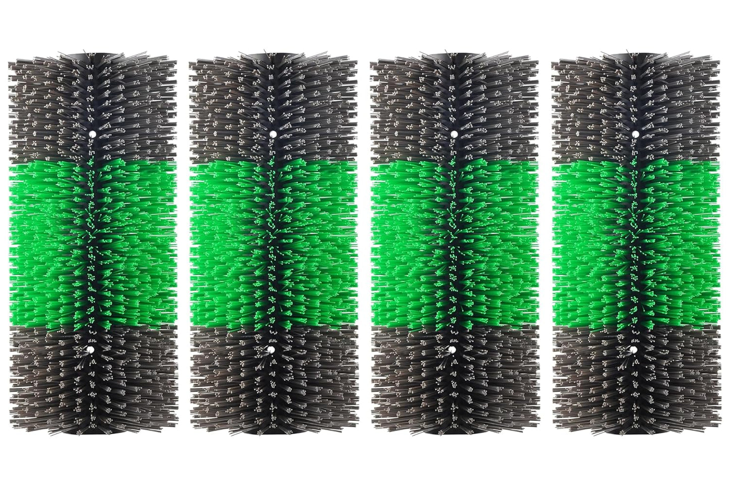 4PCS Livestock Scratch Brushes, Green (Including 304 Stainless Steel Screws, Best Firm Bristle Brushes, Suitable for Horses, Cows, Sheep, Pigs, Deer etc.)