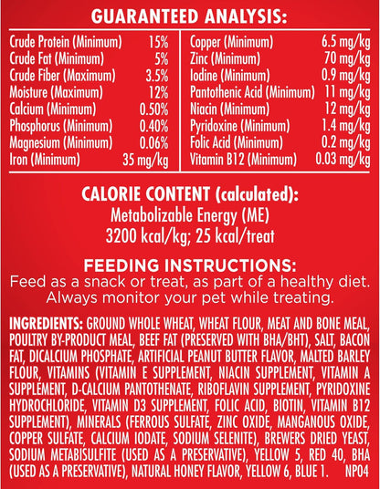Milk-Bone Peanut Butter Flavor Naturally & Artificially Flavored Dog Biscuits - Crunchy Dog Treats - 7 Pounds (Packaging Design May Vary)