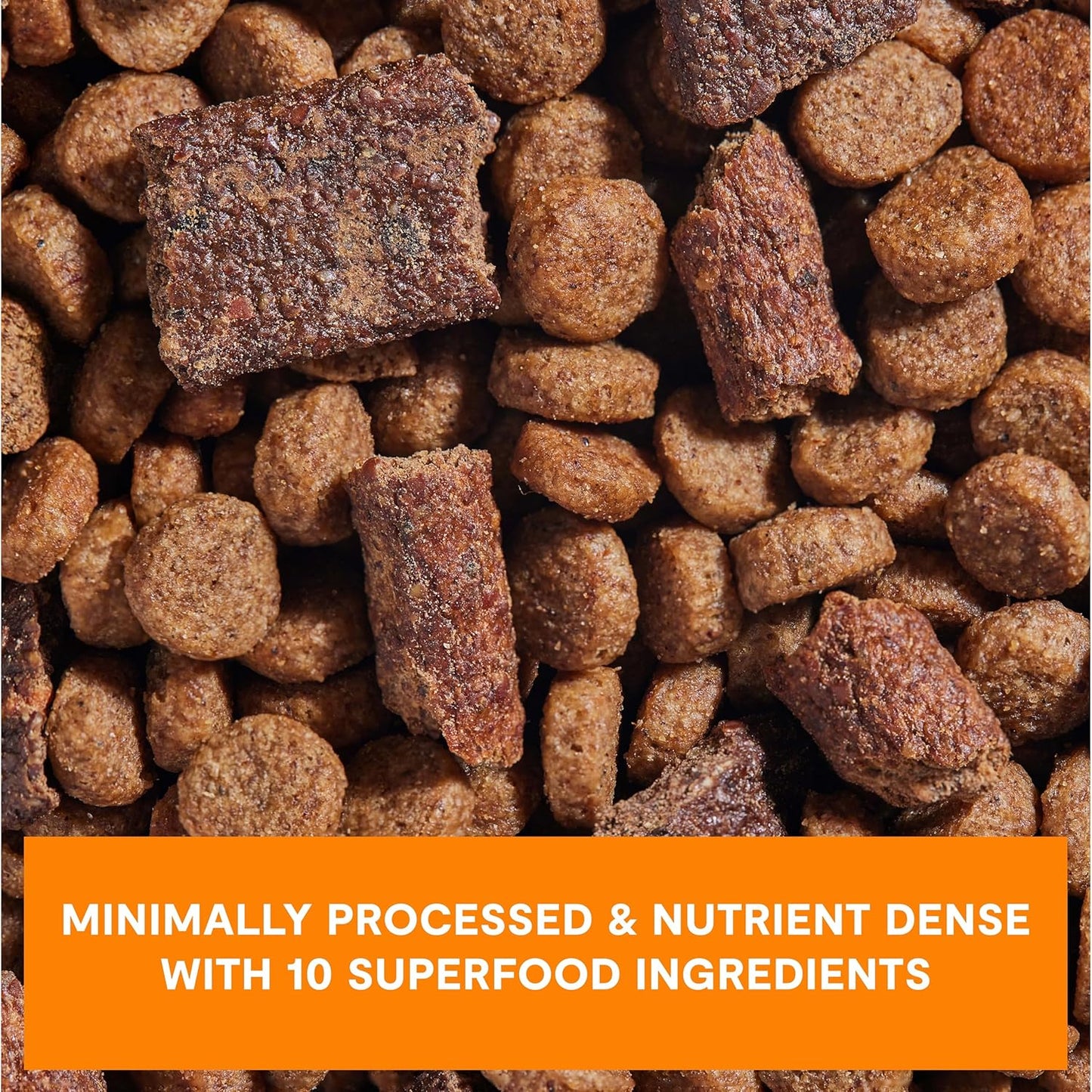 Open Farm, Epic Blend High Protein Dry Dog Food, Probiotic Coated & Bone Broth Infused Kibble with Air Dried Meat & Organs, Minimally Processed & Nutrient Dense, Chicken & Superfood Recipe, 18lb Bag