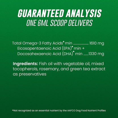 Nutramax Welactin Omega 3 Fish Oil for Dogs, Skin and Coat Health Supplement, Plus Joint, Immune, Kidney, and Brain Support, Premium Omega 3 Fatty Acids, For Dogs of all Sizes, 16 Ounce Liquid (3 Pk)