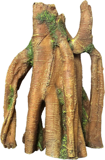 SLOCME Aquarium Resin Tree Trunk Ornament - Fish Tank Wood House Decor, Betta Fish or Other Pets Can Swim Through The Branches