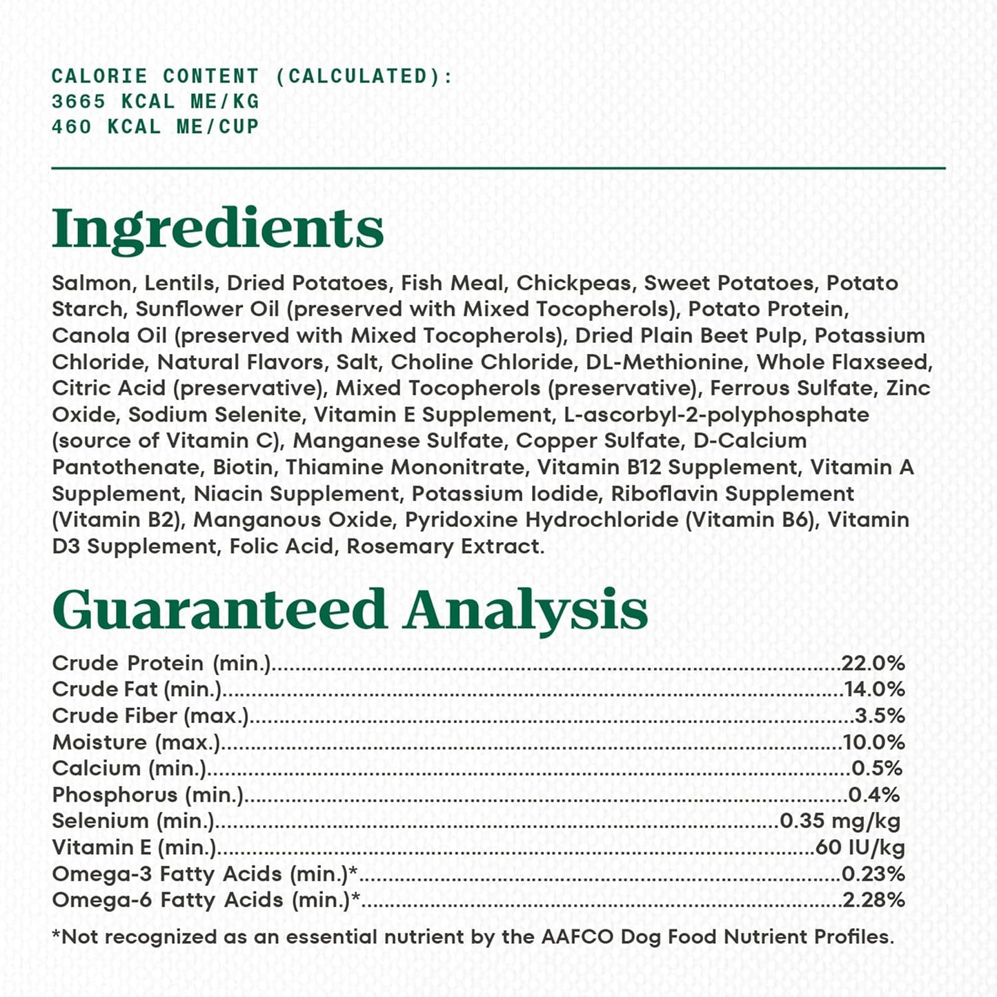 Nutro Limited Ingredient Diet Adult Dry Dog Food, Salmon & Lentils Recipe, 4 lbs.