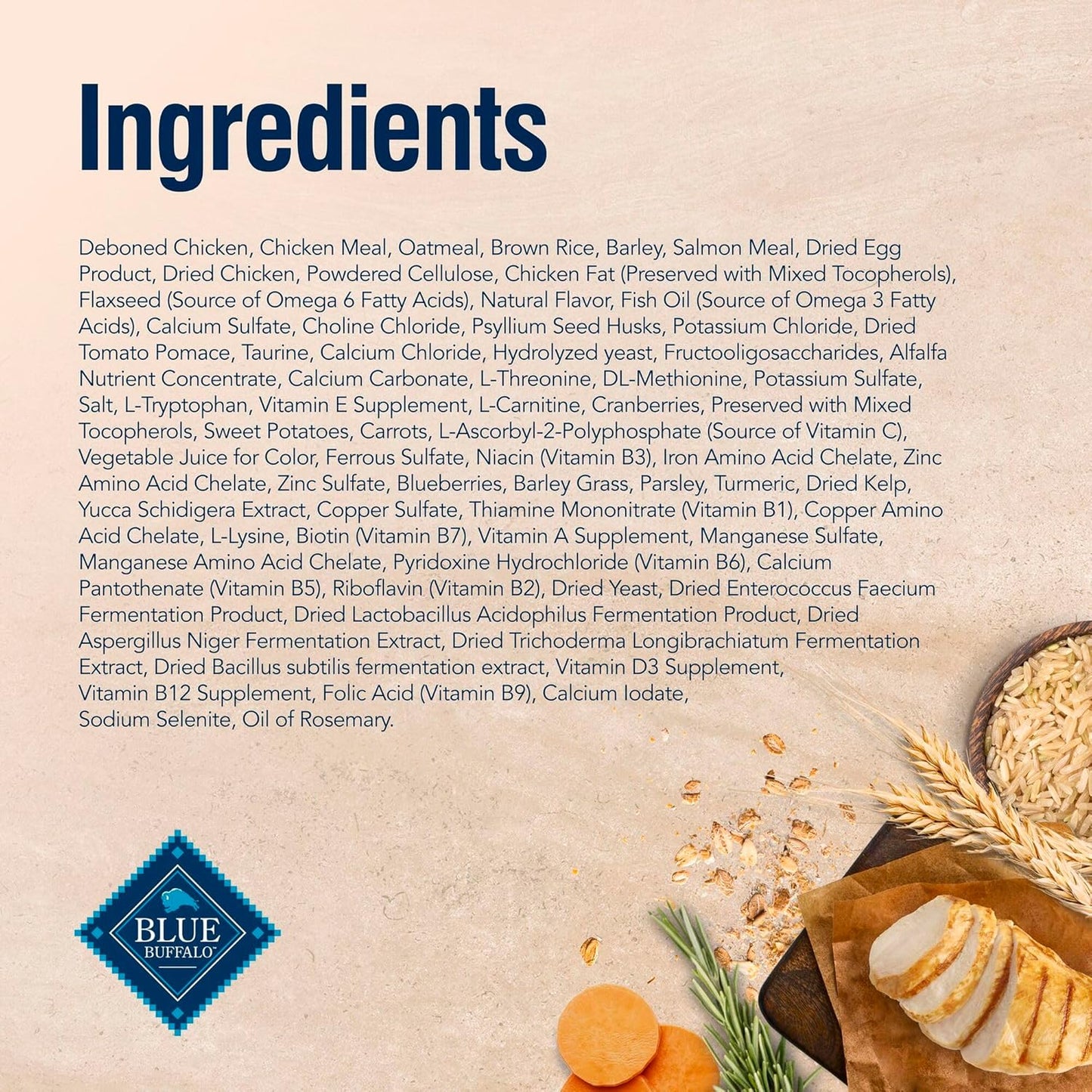 Blue Buffalo True Solutions Hairball Control Adult Dry Cat Food, Made in The USA with Natural Ingredients, Chicken, 3.5-lb. Bag