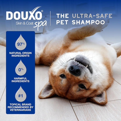 DOUXO® Skin & Coat SPA - Ultra-Safe Multipurpose Wipes for Dogs and Cats, 100 Wipes, Gently Removes Tear and Saliva Stains, Leaves the Coat and Skin Refreshed and Smelling Great, Skin-Friendly Formula