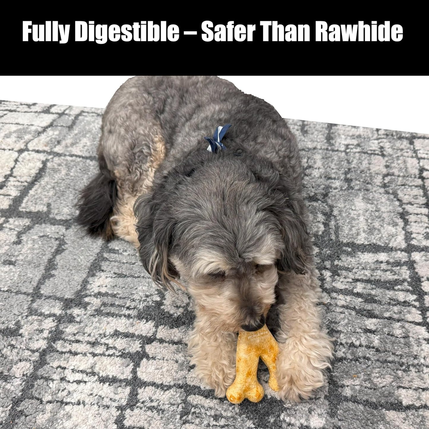 Fieldcrest Farms Nothin' to Hide Collagen-Based Dog Chews, Wishbone, Chicken Flavor, Ultra-Premium, for Dogs Over 50lbs, Easily Digestible, Supports Skin, Coat, Joints & Muscles, 7-Inch, 2 Pieces