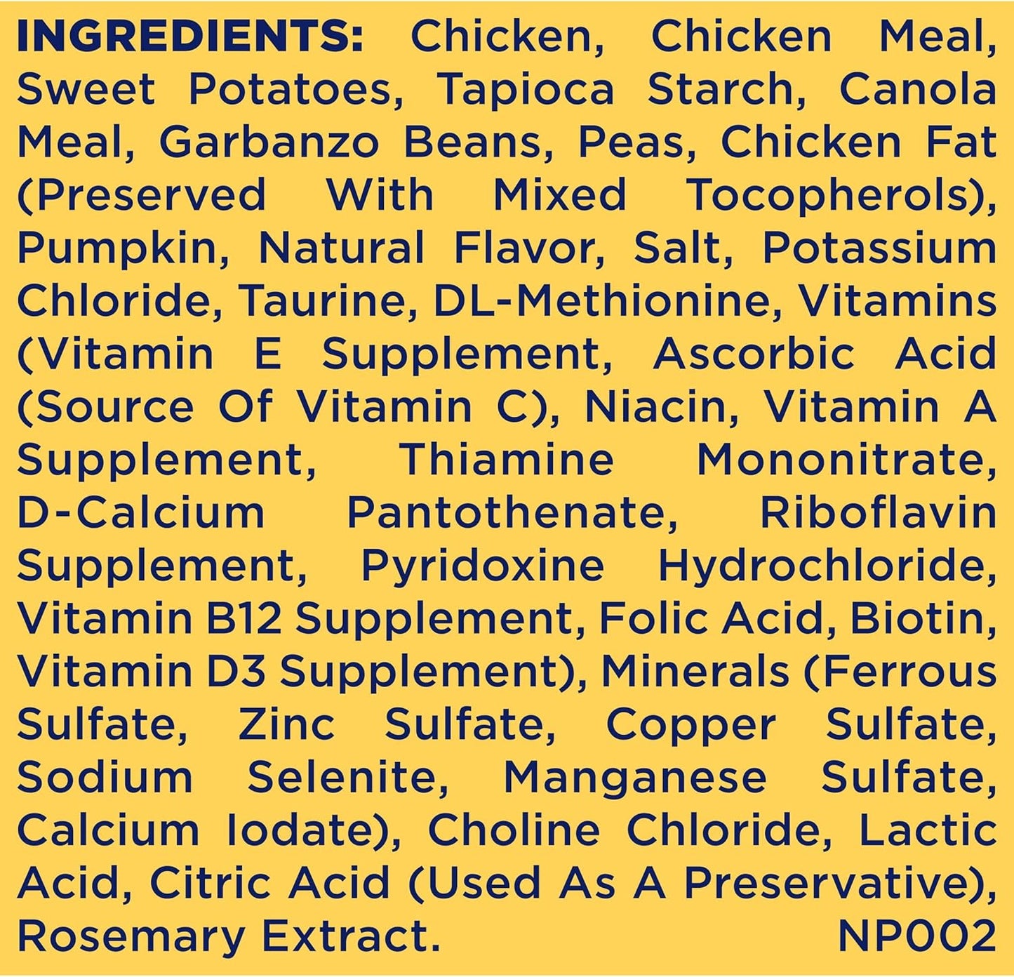 Nature's Recipe Grain Free Small Breed Dry Dog Food, Chicken, Sweet Potato & Pumpkin Recipe, 4 lb. Bag