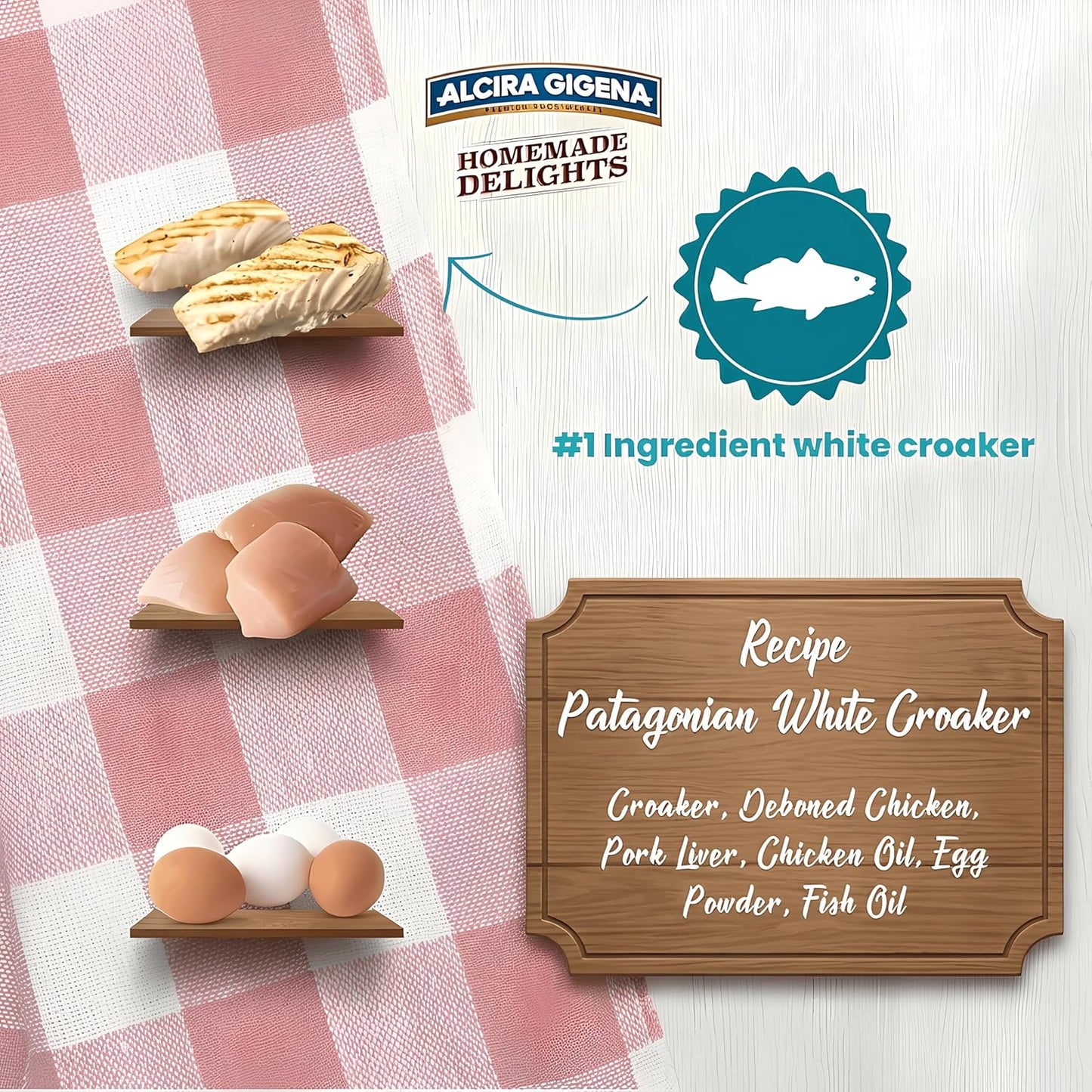 Wet Cat Food for Adult Cats, Patagonian White Croaker Recipe, High Protein Grain Free Canned Cat Food, Natural Balanced Nutrition, 11.99 oz Cans (Pack of 12)