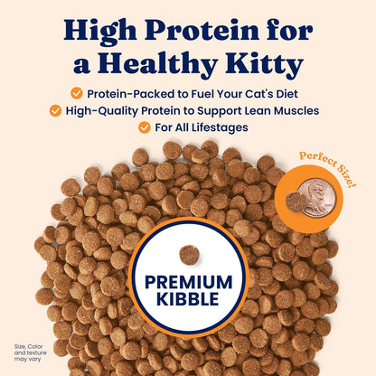 Solid Gold High Protein Dry Cat Food - Grain Free & Gluten Free Alaskan Pollock Cat Dry Food w/Probiotics for Gut Health & Digestion - High Fiber & Omega 3 - Low Carb Superfood Kibble - All Ages -3LB