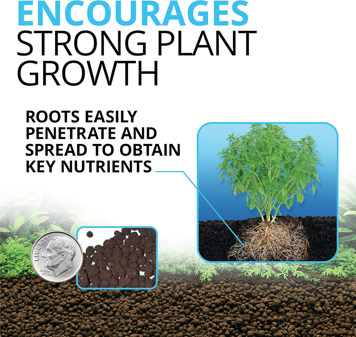 Fluval 12694 Plant and Shrimp Stratum for Freshwater Fish Tanks, 8.8 lbs. – Aquarium Substrate for Strong Plant Growth, Supports Neutral to Slightly Acidic pH