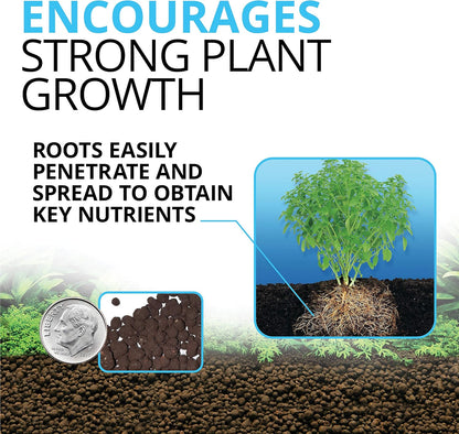 Fluval 12694 Plant and Shrimp Stratum for Freshwater Fish Tanks, 8.8 lbs. – Aquarium Substrate for Strong Plant Growth, Supports Neutral to Slightly Acidic pH