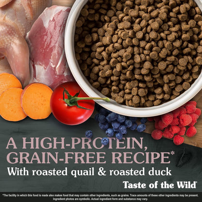 Taste of The Wild High Protein Real Meat Recipes Premium Dry Cat Food with Superfoods and Nutrients Like Probiotics, Vitamins and Antioxidants for Adult Cats and Kittens 5lb (Pack of 1)