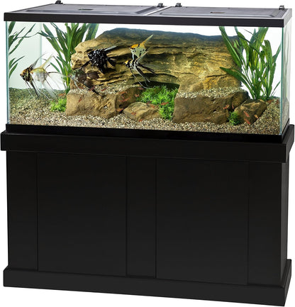Tetra 55 Gallon Aquarium Kit with Fish Tank, Fish Net, Fish Food, Filter, Heater and Water Conditioners