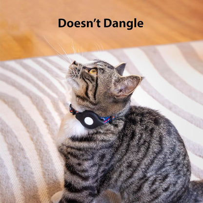 Elevation Lab AirTag Cat Collar Mount - TagVault™ - The Secure & Compact AirTag Holder for Cats | Doesn't Dangle, for Small Dogs Too