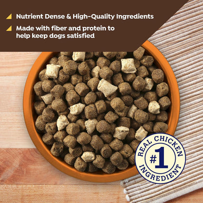 Nature’s Recipe Chicken, Barley & Brown Rice Recipe Dry Dog Food with Freeze Dried Chicken Bites 10.5 lb Bag