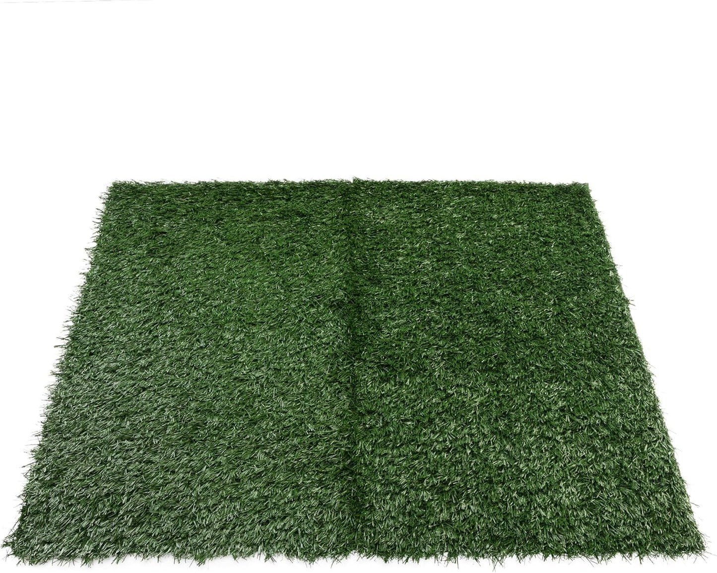 GREAZ Large Pet Urine Mat - Comfortable Relief for Your, Realistic Artificial Grass Design, Indoor Use, Green, Two Pack